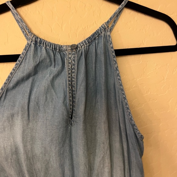 Mossimo Supply Co. Lightweight Denim-like Shorts Romper - Picture 10 of 14